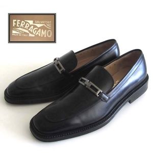 SALVATORE FERRAGAMO Limit Gancio Bit loafers 7 D